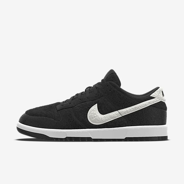 Nike black leather dunks sneakers shop